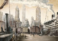Departure, New York Fine Art Print
