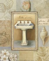 Tranquil Bath I Fine Art Print