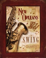 New Orleans Jazz II by Pela - 11" x 14"