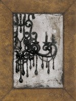 Antique Chandelier I Fine Art Print