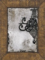 Antique Chandelier II Fine Art Print
