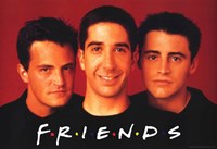 Friends (TV) Joey Chandler & Ross Fine Art Print