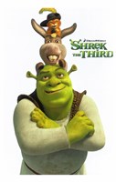 Shrek the Third Main Characters Fine Art Print
