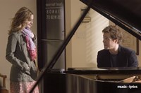 Music and Lyrics - couple at a piano Fine Art Print