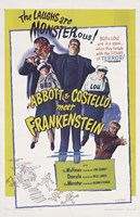 Bud Abbott and Lou Costello Meet Frankenstein, c.1948 Fine Art Print