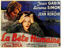 Judas Was a Woman La Bete Humaine Film - 17" x 11"