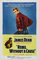 Rebel Without a Cause Blue and Yellow Fine Art Print