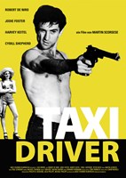 Taxi Driver Black and Yellow Fine Art Print