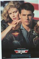Top Gun Tom Cruise & Kelly McGillis Fine Art Print