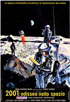 2001: A Space Odyssey Moon Landing Fine Art Print