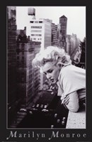 Marilyn Monroe -  NYC balcony - 11" x 17"