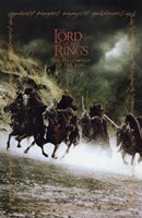 Lord of the Rings: Fellowship of the Ring Battling on Horses Fine Art Print