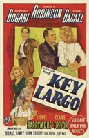 Key Largo Bogart Robinson Bacall Fine Art Print