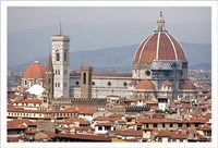 Duomo view from Piazzale Michelangelo Fine Art Print