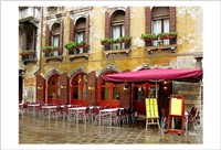 Girl in a Restaurant Fine Art Print