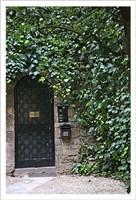 Little Black Door Fine Art Print