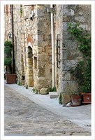 Quiet Street. Montereggioni Fine Art Print