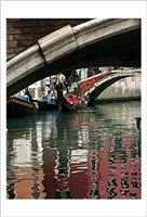 Reflection Under The Bridge Fine Art Print