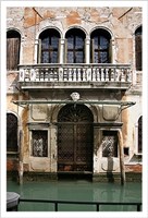 Balcony with a Blue Windows Fine Art Print