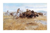 Buffalo Hunt Fine Art Print