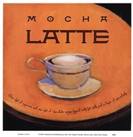 Mocha Latte Framed Print