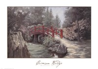 Crimson Bridge Fine Art Print