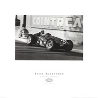 Grand Prix of Monaco, 1956 by Jesse Alexander, 1956 - 26" x 26"