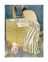Woman Bathing Fine Art Print