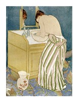 Woman Bathing Fine Art Print