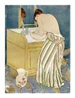 Woman Bathing Fine Art Print