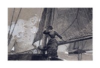 Yachting Girl Fine Art Print