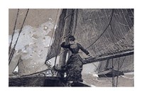 Yachting Girl Fine Art Print