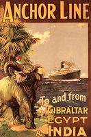 Gibraltar and India II Framed Print