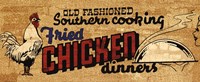 Retro Diner Chicken Fine Art Print