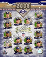 Milwaukee Brewers 2008 National League Wild Card Winners Team Composite - 8" x 10"
