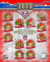 2008 Philadelphia Phillies National League Champions Composite Fine Art Print