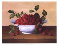 Still Life With Raspberries Fine Art Print