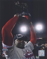 Ryan Howard with 2008 World Series Trophy - 8" x 10"