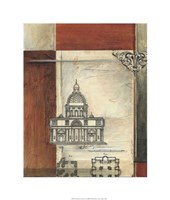 Architectural Measure II Framed Print