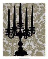 Candelabra Silhouette II Fine Art Print