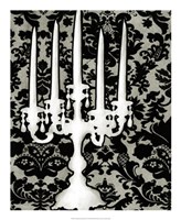 Patterned Candelabra II Framed Print