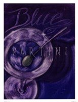Blue Martini Fine Art Print