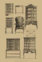 English Baroque Furniture Fine Art Print