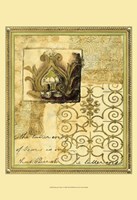 Gateway Finial I Fine Art Print