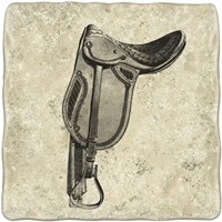 Antique Saddle II Fine Art Print