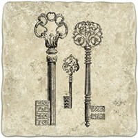 Antique Keys III Fine Art Print