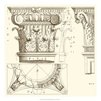 Corinthian Detail III Framed Print