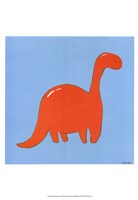 Brontosaurus Framed Print
