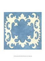 Petite Suzani in Blue Fine Art Print