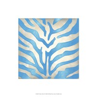 Vibrant Zebra II Fine Art Print